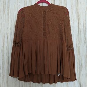 AEO Rust Lace Tunic